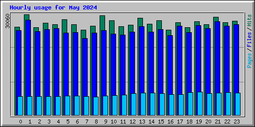 Hourly usage for May 2024